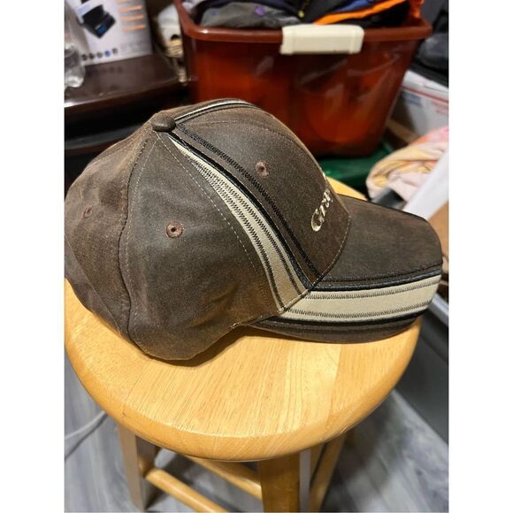 Gray Bar Curved Brim Hat - Picture 4 of 6